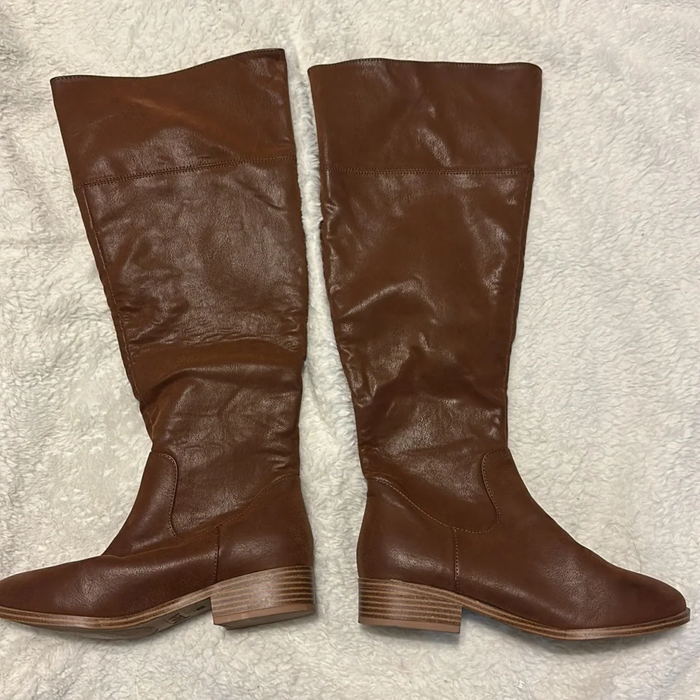 NEW! MIA Cognac Carsyn Knee High Boot - Size 8